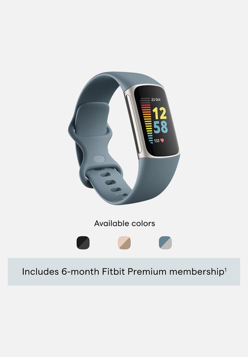 Fitbit - Fitbit charge 5 - blue platinum