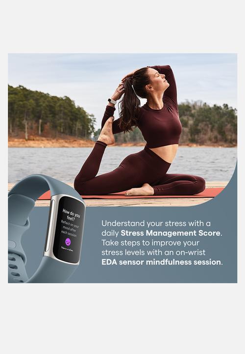 Fitbit - Fitbit charge 5 - blue platinum