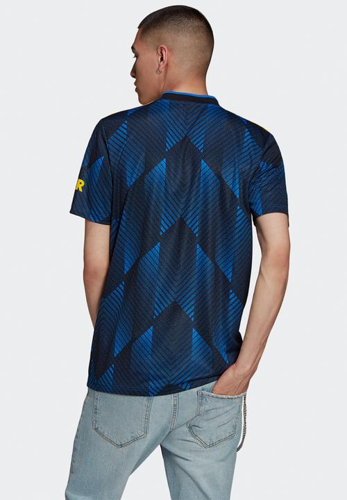 adidas Performance - MANCHESTER UNITED 21/22 THIRD JERSEY - glory blue