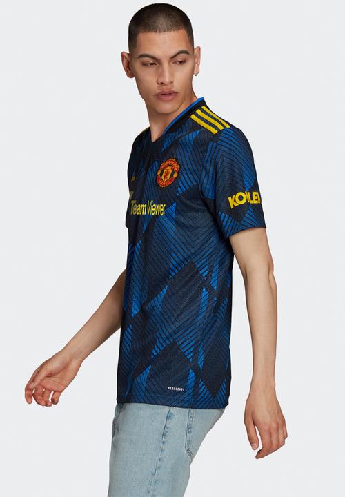 adidas Performance - MANCHESTER UNITED 21/22 THIRD JERSEY - glory blue