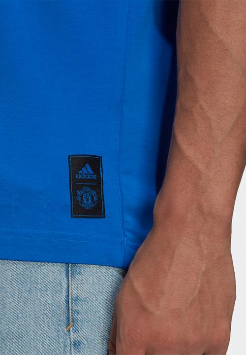 adidas Performance - MANCHESTER UNITED ICONS TEE - glory blue