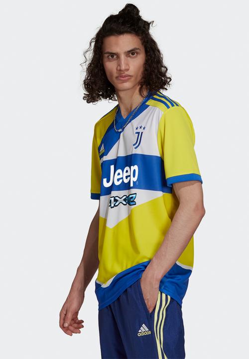 adidas Performance - JUVENTUS 21/22 THIRD JERSEY - shock yellow/hi-rise blue