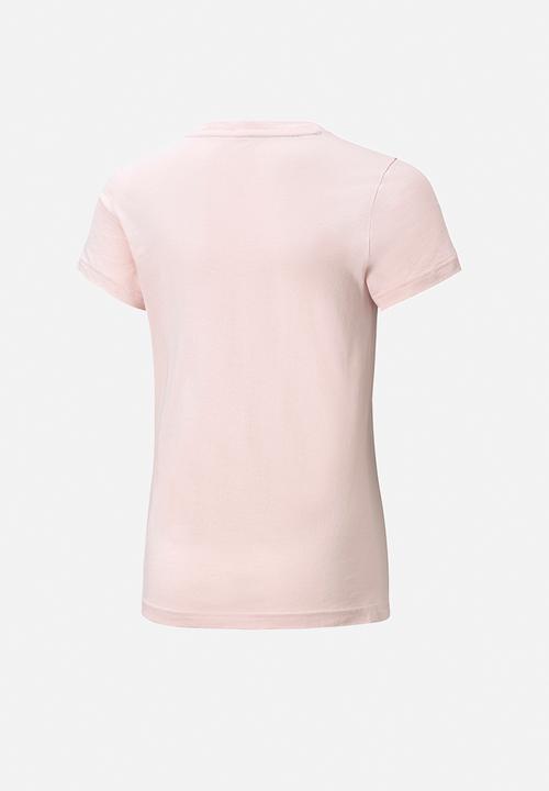 PUMA - Ess+ logo tee g - pink
