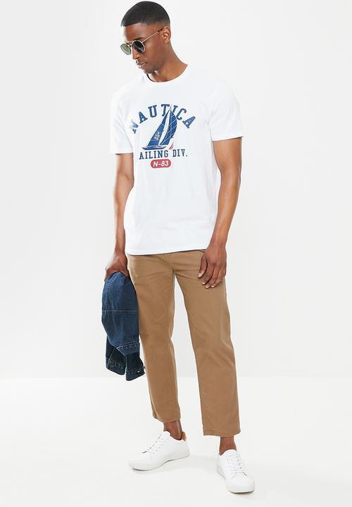 Nautica - Nautica heritage tee - white