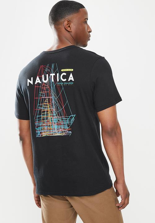 Nautica - Nautica sailor boat tee - black