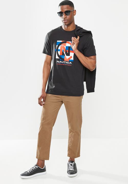 Nautica - Cp blocking tee - black