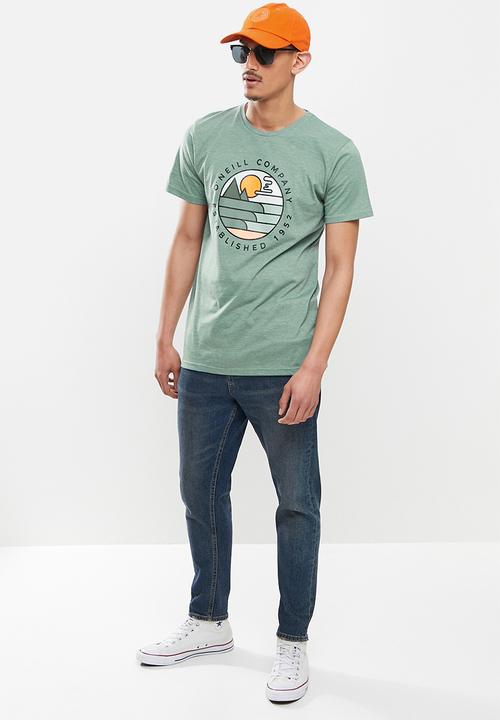 O'Neill - Camp surf short sleeve tee - green 