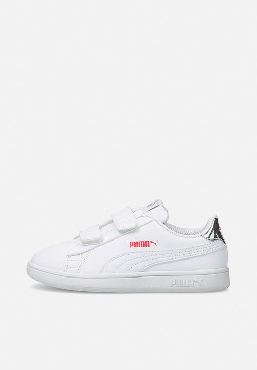 PUMA - Puma smash v2 sl metallic v ps - puma white-puma white-sunblaze