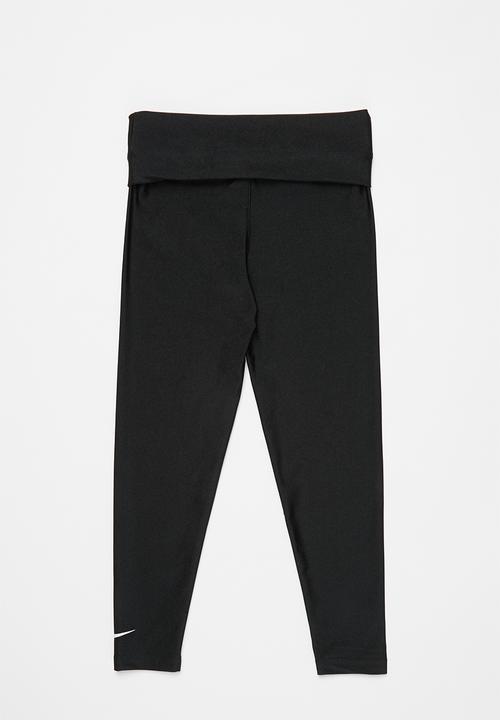 Nike - Nike girls high waisted legging - black