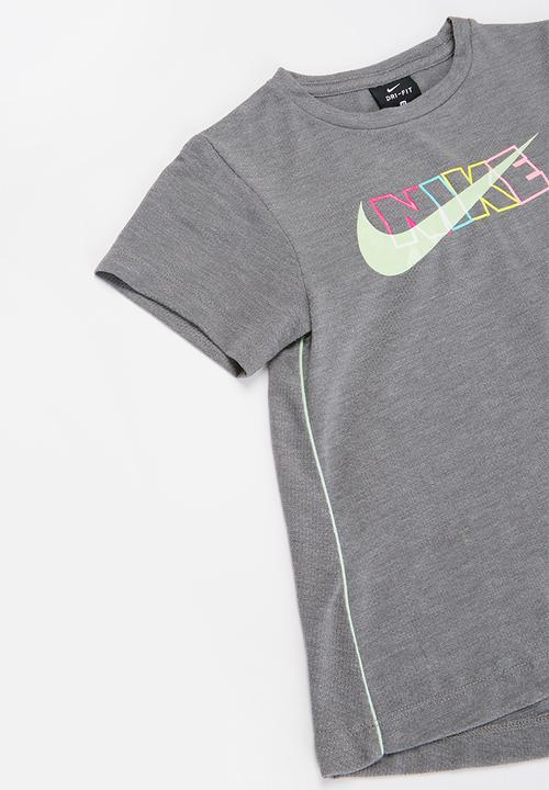 Nike - Nike girls short sleeve fashion tunic - grey