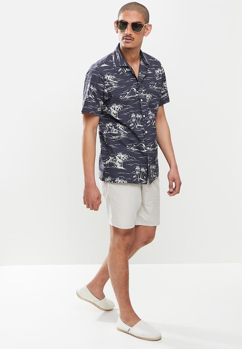 O'Neill - Island times short sleeve woven - navy