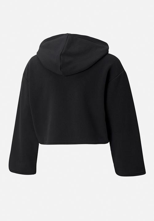 PUMA - Grl cropped hoodie g - black