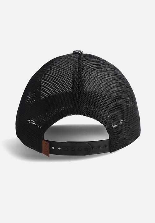 Alpha Industries - Apollo trucker snapback - black 