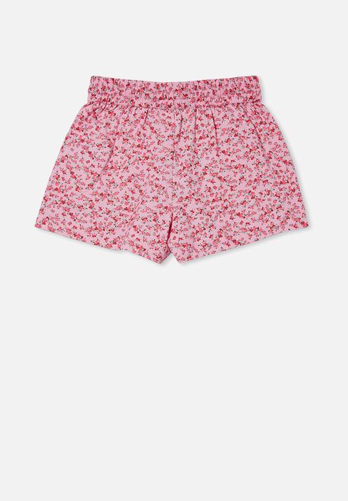 Cotton On - Kelsie short - cali pink/somerset disty rose floral