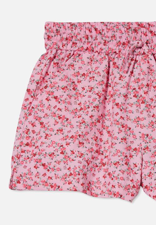 Cotton On - Kelsie short - cali pink/somerset disty rose floral