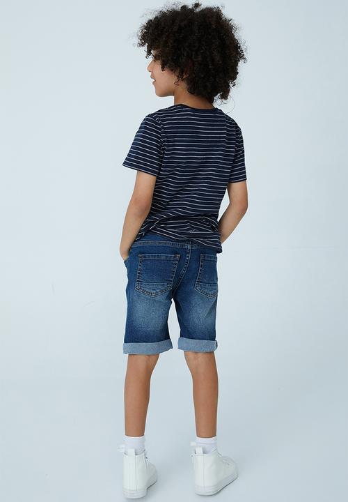 Cotton On - Slim fit short - sorrento dark blue