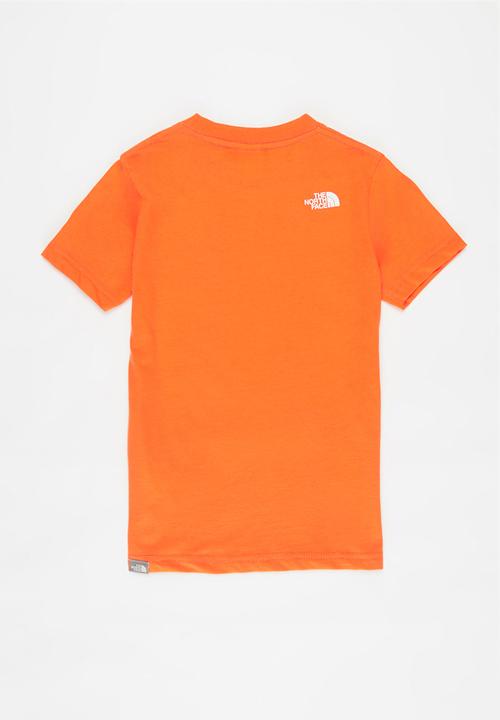 The North Face - Simple dome tee - orange 