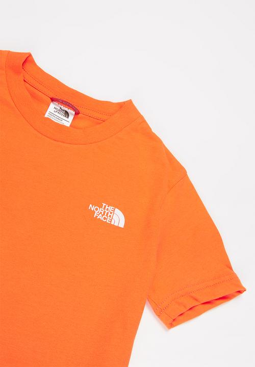 The North Face - Simple dome tee - orange 