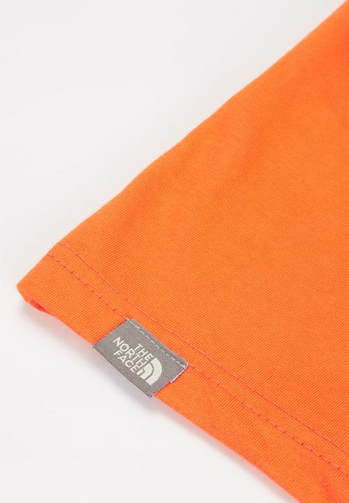 The North Face - Simple dome tee - orange 