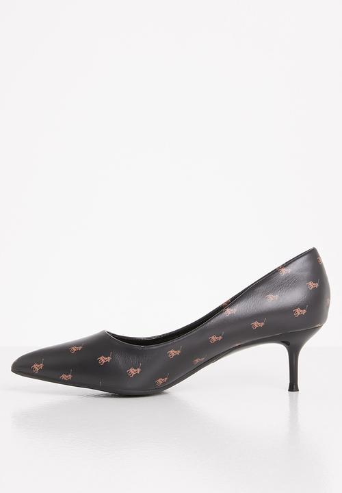 POLO - Amelia monogram court - black