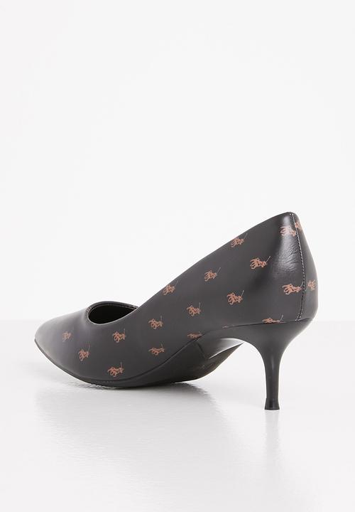 POLO - Amelia monogram court - black