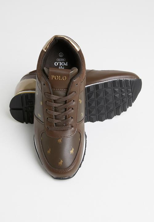 POLO - Ivanna monogram athleisure sneaker - brown