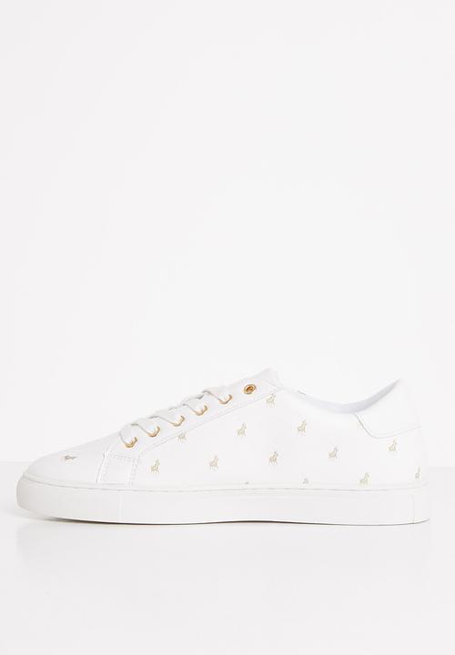 POLO - Jenna monogram sneaker - off white
