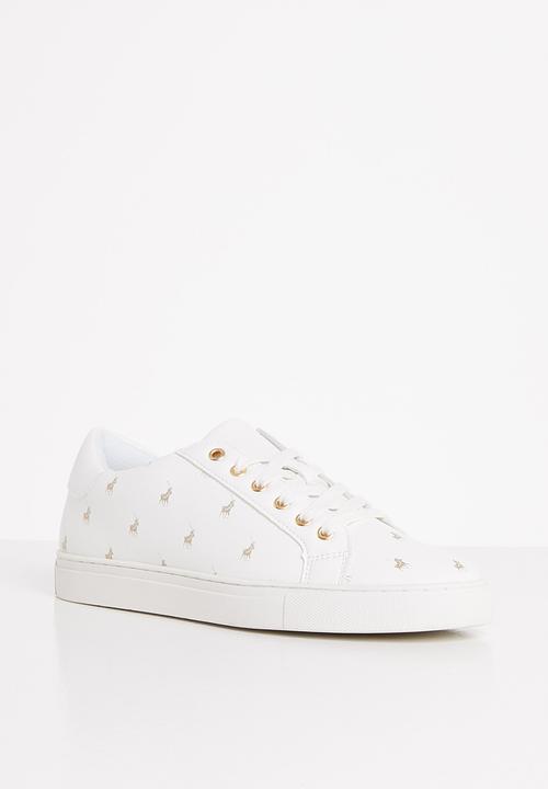 POLO - Jenna monogram sneaker - off white