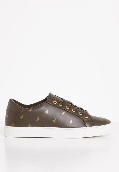 POLO - Jenna monogram sneaker - brown
