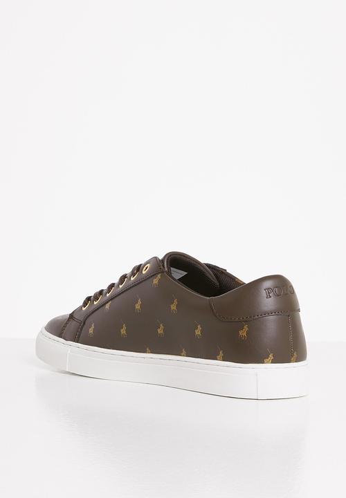 POLO - Jenna monogram sneaker - brown
