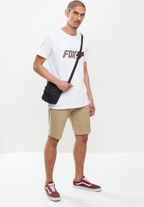 Fox - Cntro oakland short sleeve tee - white