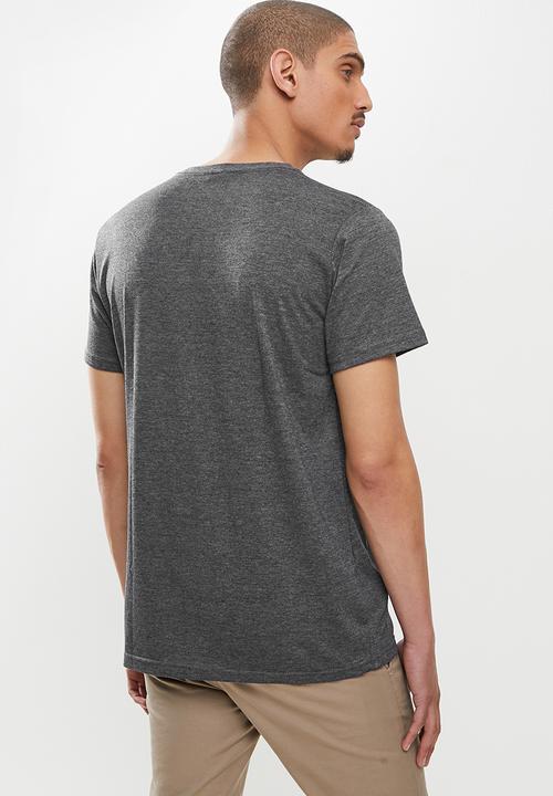 Fox - Dier short sleeve tee - charcoal