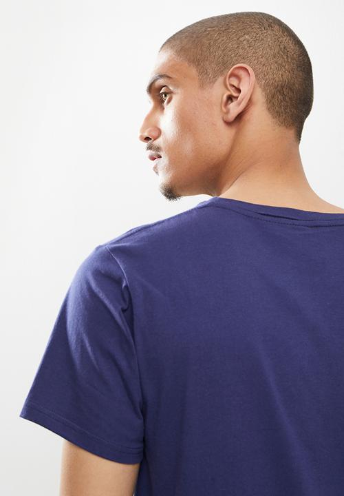 Fox - Skew short sleeve tee - navy