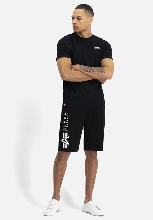 Alpha Industries - Alpha back print tee - black