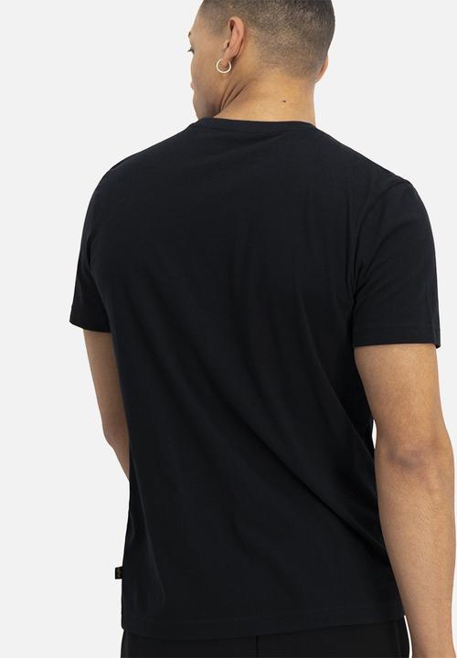Alpha Industries - Alpha logo tee - black & teal
