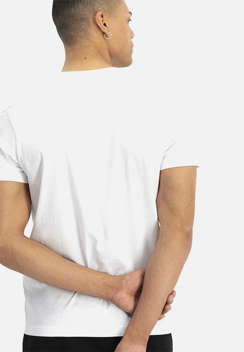 Alpha Industries - Alpha logo tee - white & black