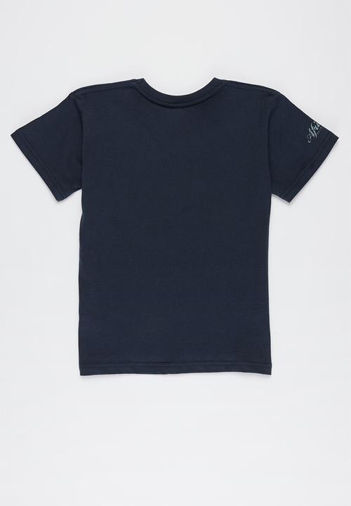 Quiksilver - Africa tall stacks short sleeve tee boy - navy 