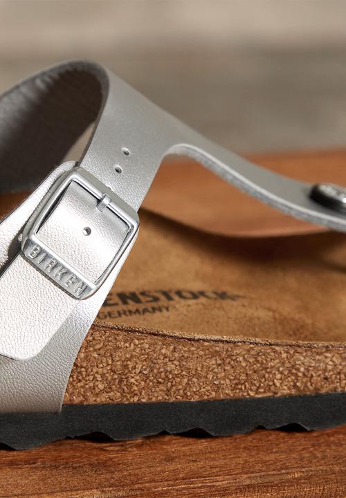 Birkenstock - Gizeh birko-flor narrow - silver
