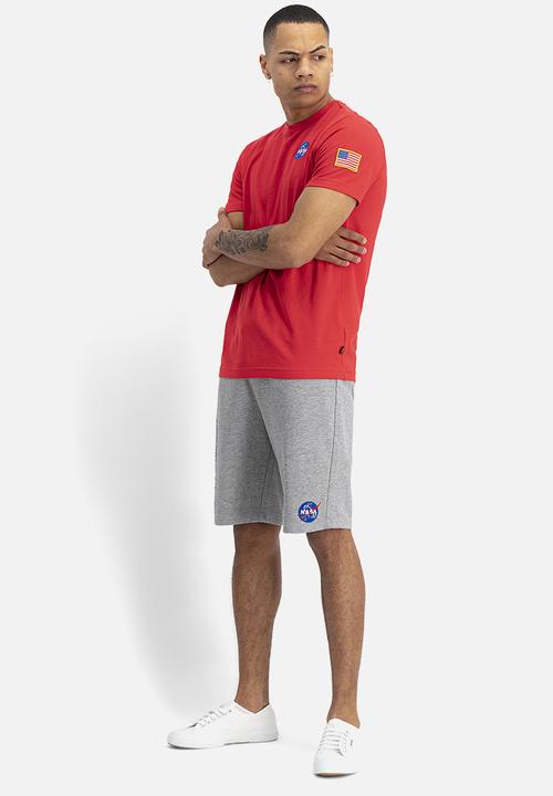 Alpha Industries - Nasa apollo tee - red