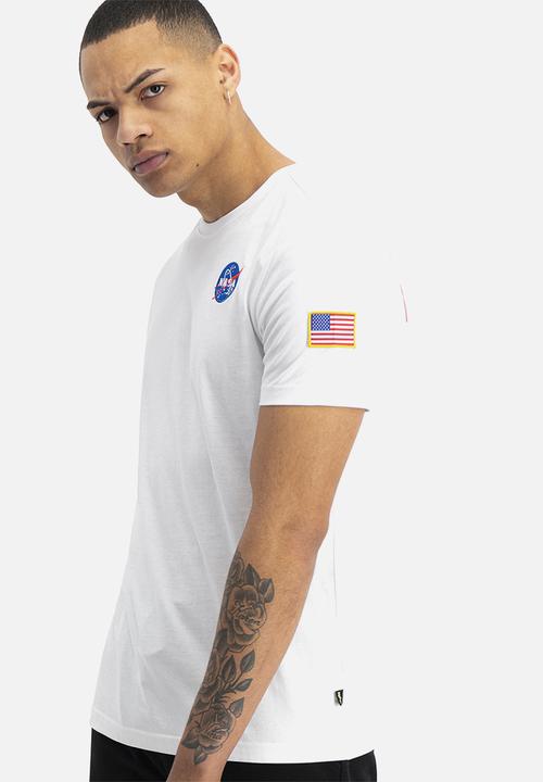 Alpha Industries - Nasa apollo tee - white