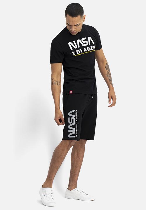 Alpha Industries - Nasa odyssey shorts - black