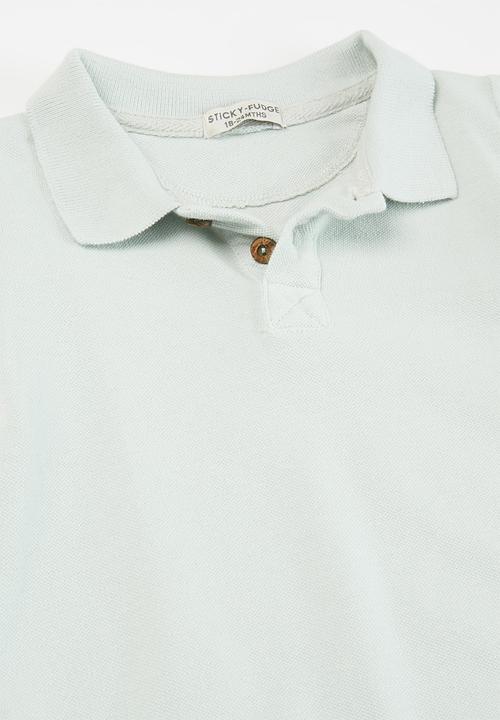 Sticky Fudge - Boys 2 pack tee - white & blue