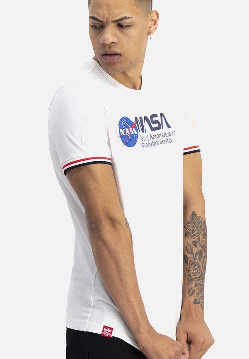 Alpha Industries - Nasa retro tee - white