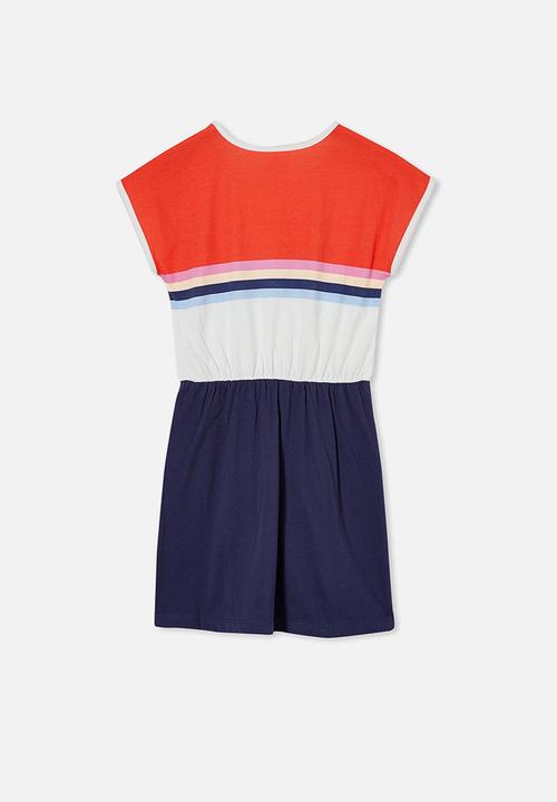 Cotton On - Sigrid short sleeve dress - multi 