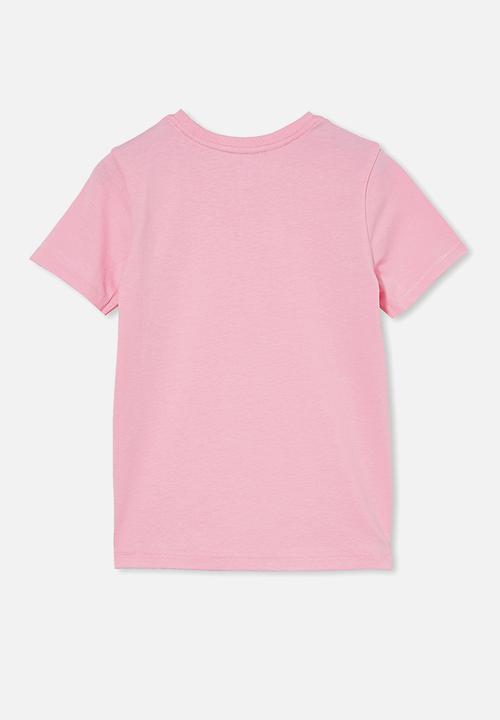Cotton On - Core short sleeve tee - cali pink