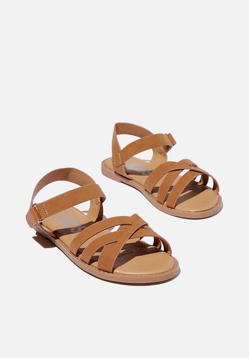 Cotton On - Fisherman triple cross sandal - tan