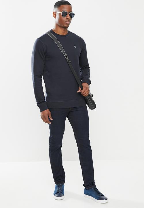 POLO - Aakil crew neck sweat - navy