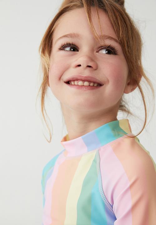 Cotton On - Lydia one piece - dorset rainbow stripe