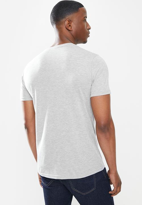 Original Penguin - Embroidered pete tee - grey 