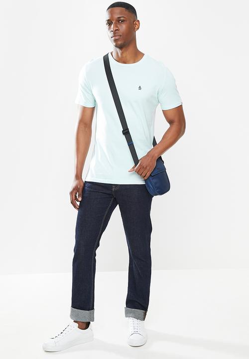 Original Penguin - Embroidered tee - ballad blue